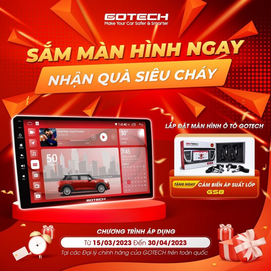 Chương trình khuyến mại Gotech